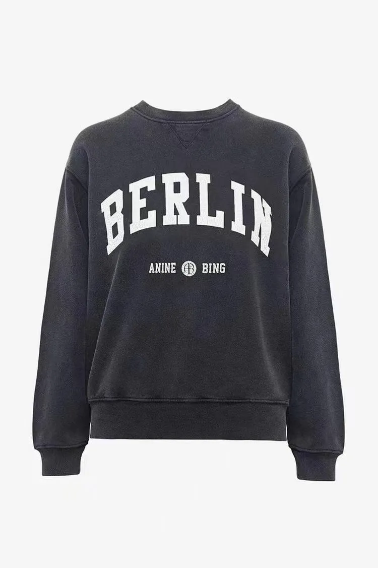 Kvinnors hoodies tröjor 2023 NYA ANNIE BING SUMMER