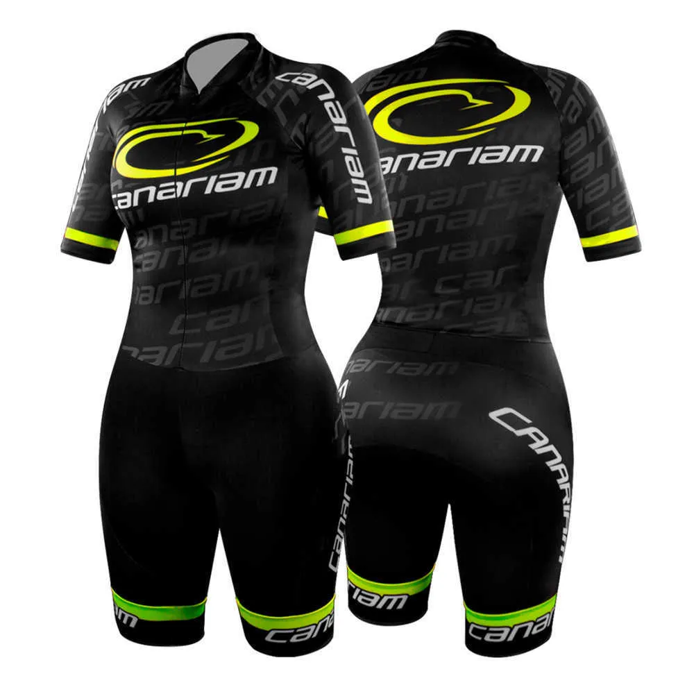 KOZUJI Women's Cycling Suit Triathlon Suit Cycling Jersey Sets Long Sleeve Skinsuit Jumpsuit Kits Bicycle Clothing (Color : 03, Size