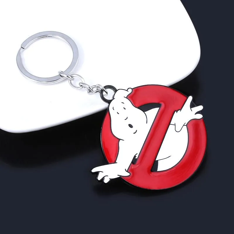 Ghostbusters Keychain Red Death Squads Keyring for Women, Men, Fans!  Movie Collectible, Unique Gift, Durable Key Chain Accessory