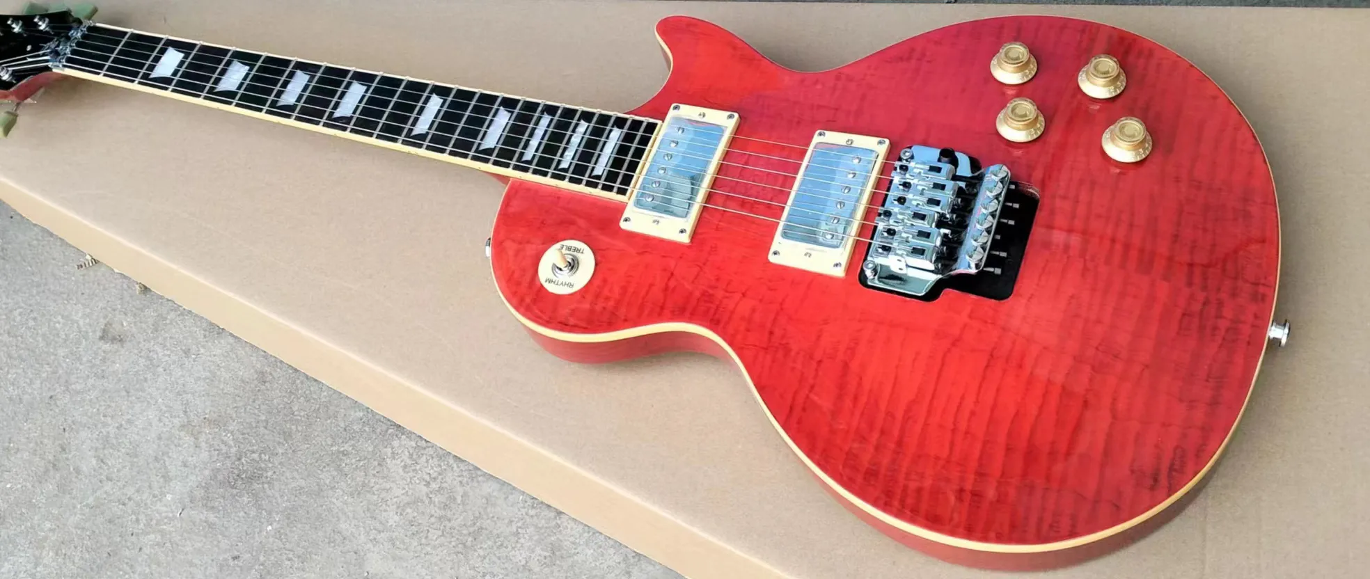 Alex Lifeson Axcess Ebony Fretboard With Frets, Nibs, And Floyd Rose