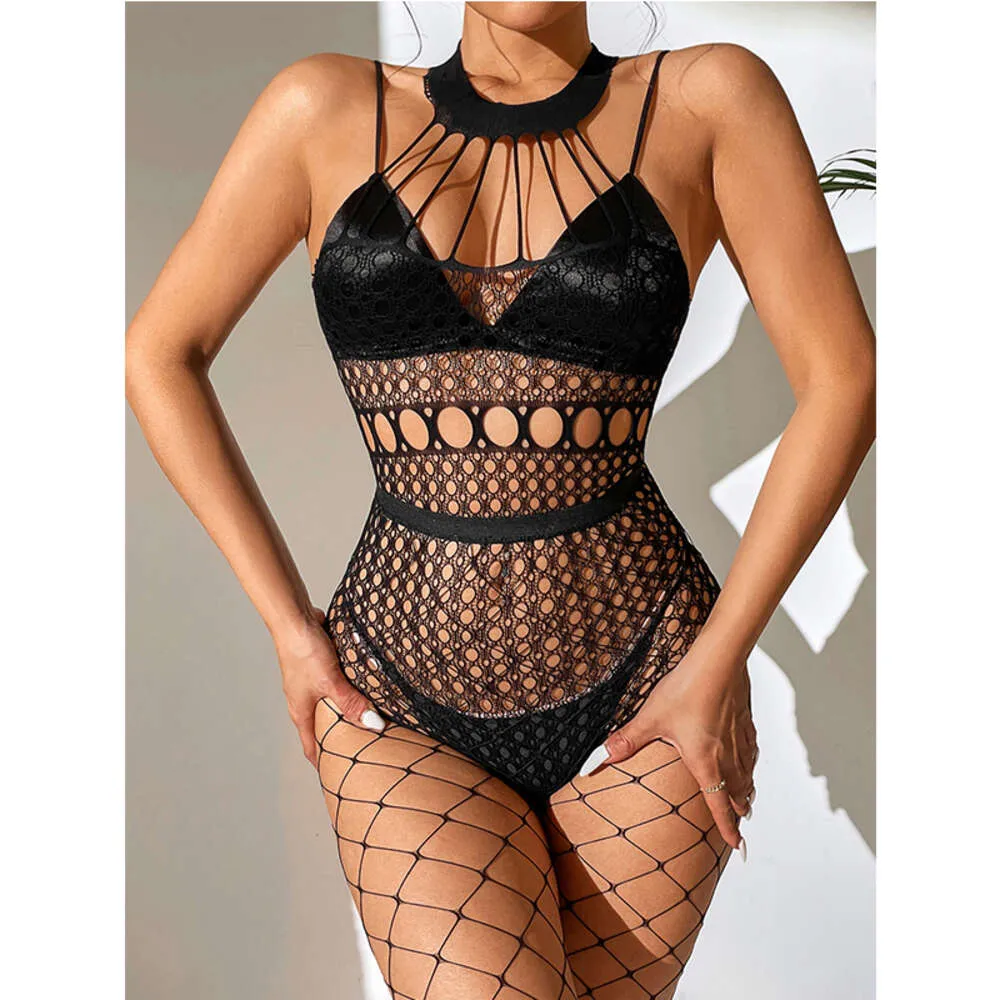 Soutien-gorge ouvert en maille Sexy, Lingerie pour femme, Corset Porno, sous-vêtements érotiques, nuisette transparente, Costume de poupée sexuelle