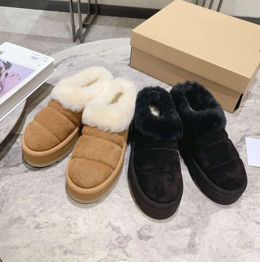 Tazzlita laarzen hardhout suède platform tazzlita slipper tazz shearling laars dames manchet bont schoenen schapenvacht slide designer laarsjes Australië