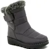 waterproof snow boots blue