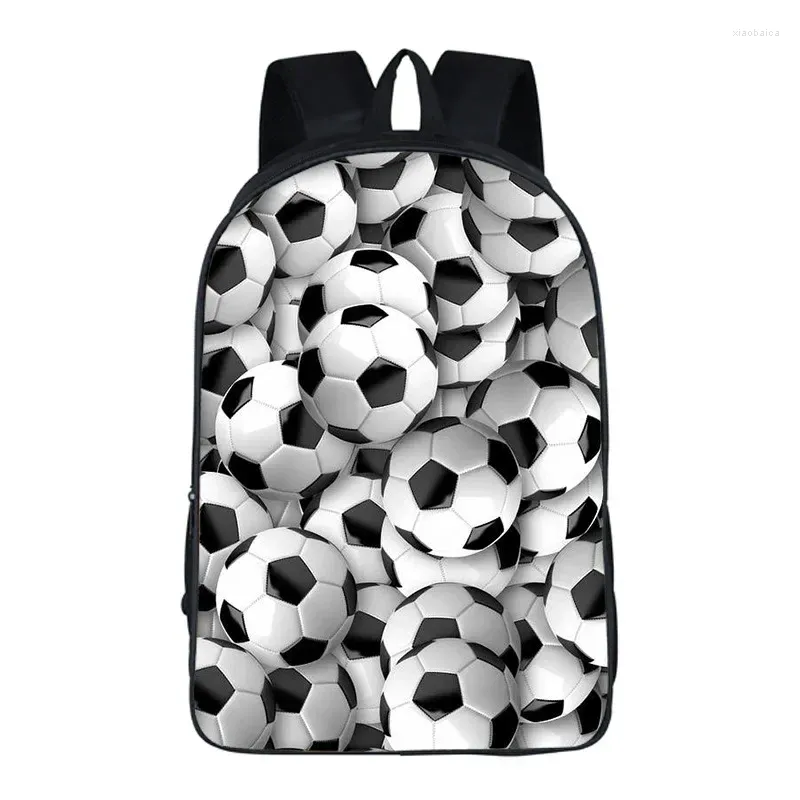 Schultaschen, Fußball-Sport-Druck, Rucksack für Studenten, bequeme Aufbewahrung, Schultasche, Kinder-Büchertasche, Teenager, Laptop, täglicher Freizeit-Rucksack