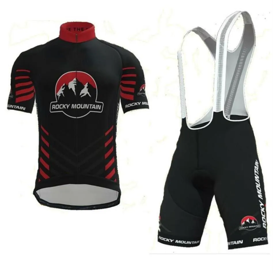 2023 Pro Team Rocky Mountain Cycling Jersey通気性Ropa Ciclismo CoolMaxジェルパッド付き100％ポリエステルの安いクロス - ショート2809