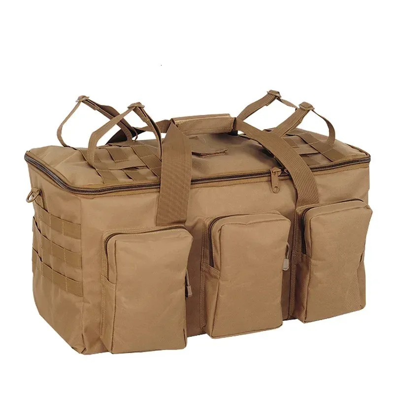 Sacs de sport 55L sac militaire en plein air sac à dos tactique grande capacité sacs de Camping hommes randonnée voyage alpinisme armée sac à bagages 231122