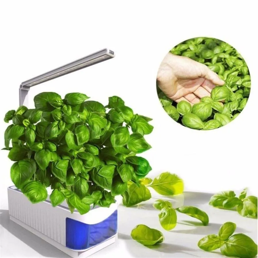 Smart Indoor Herb Garden Planter Kit LED Grow Light Hydroponic Growing Multifunction Desk Lamp Plant Flower Grow Lamp AC100-240V Y279U