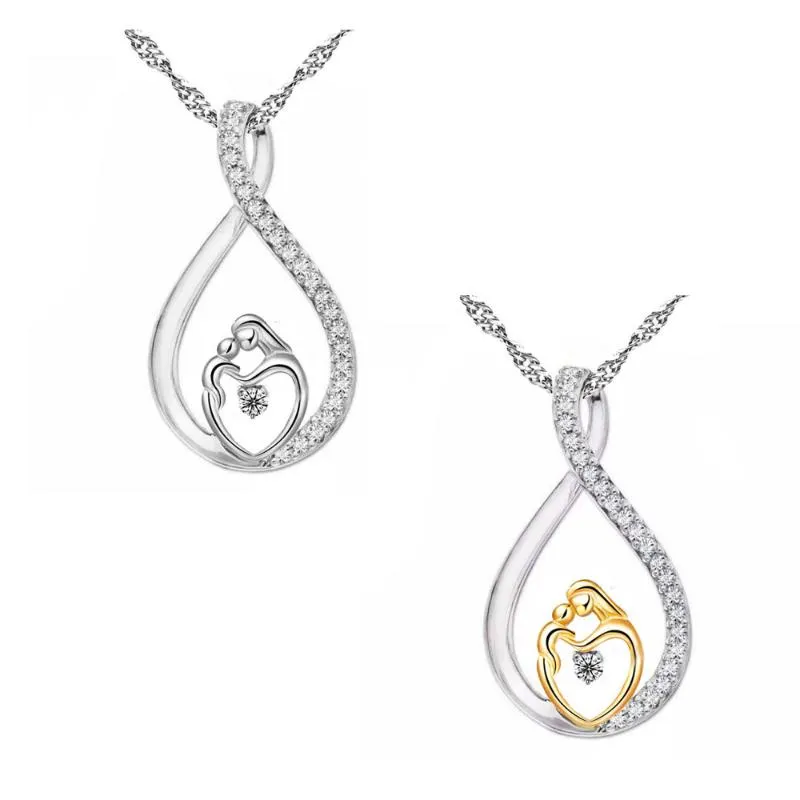 Kedjor gåva silver mosaik lila stenhalsband smycken kvinnor modehänge eleganta dam gåvor för kvinnor halsband