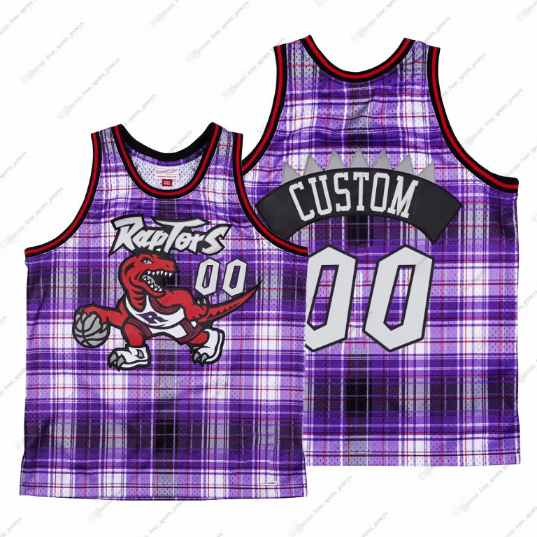 Custom 1997 Retro Mitchell And Ness Basketball Jersey Vince Carter
