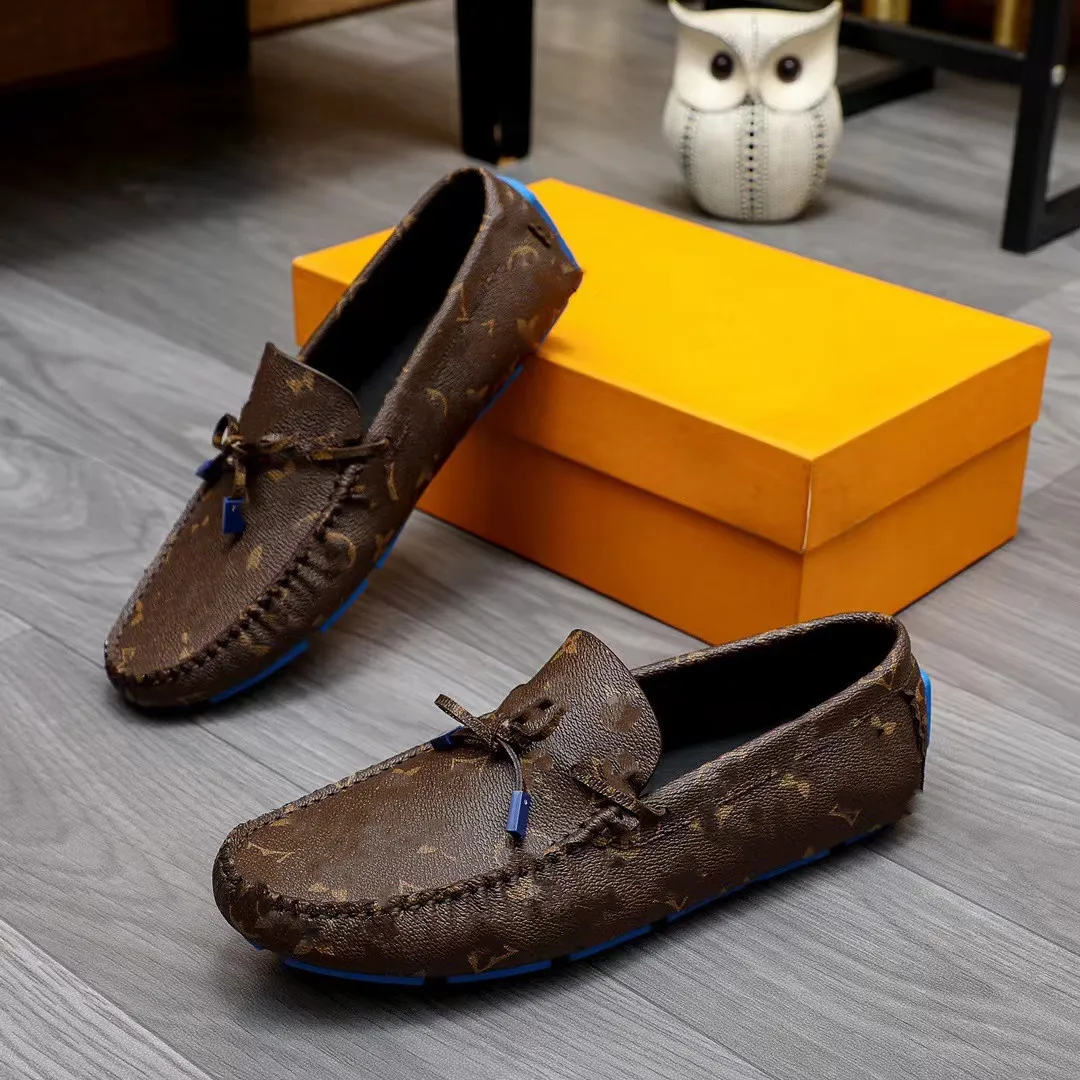 Major Driver Estate Loafer-Schuhe, Designer-Männer, Arizona, Hockenheim-Loafer, geprägte modische Lederkleid-Pantoletten, Derby-Freizeitschuh, Größe 38–45, 04