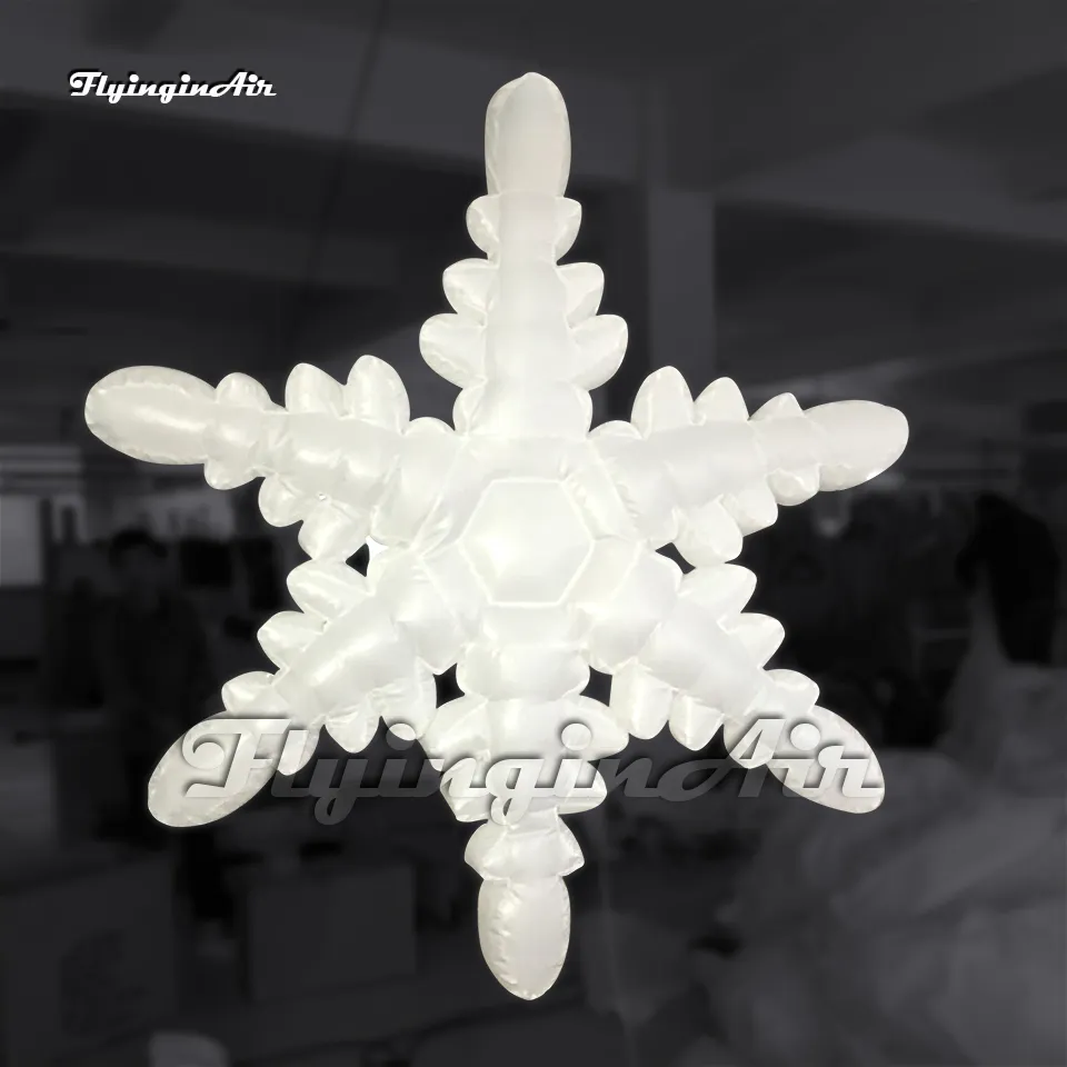 DHgate.com:Large Illuminated Hanging Inflatable Snowflake Snow Model ...