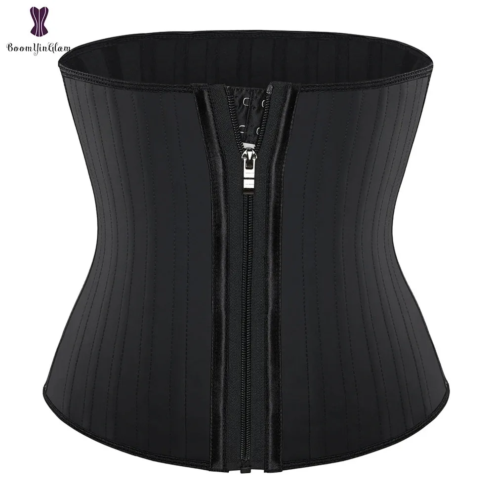 ARM Shaper Plus Size XS to 6XL Latex Rubber Zip Gaine Sport Girdles 25 Steel Boned Weist Corset Women Body Mappewear 231121