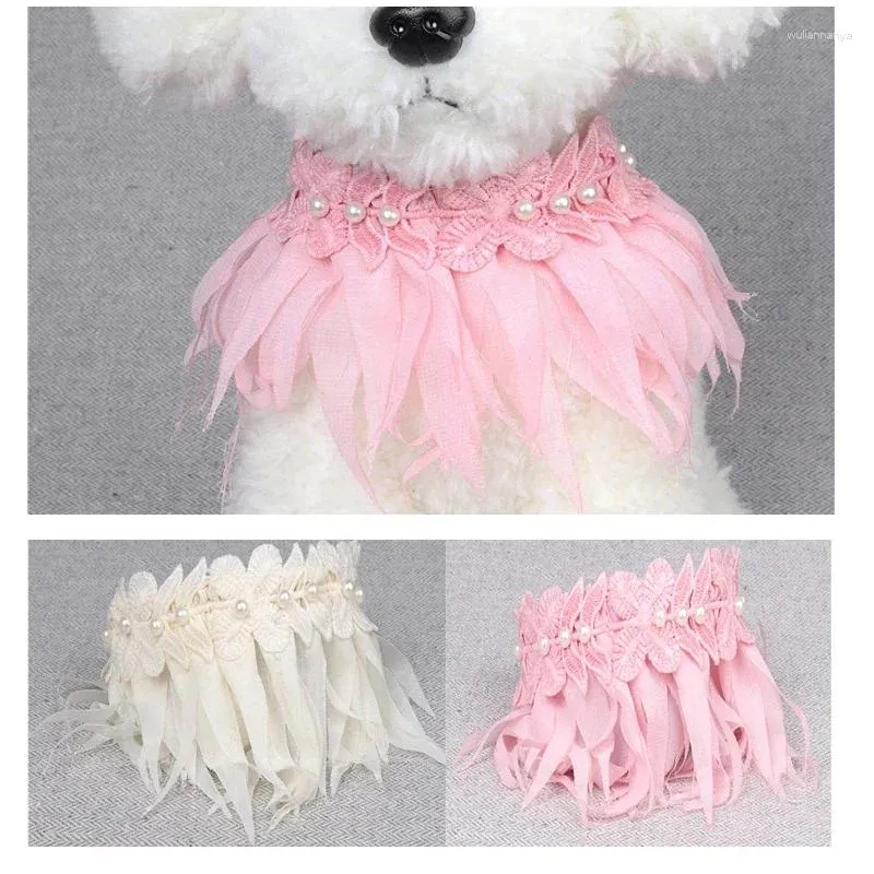 Dog Collars Cute Collar Bandana Pet Neck Puppy Small Cat Necklace Bib Neckerchief Scarf Grass Skirt Style Adjustable High Grade