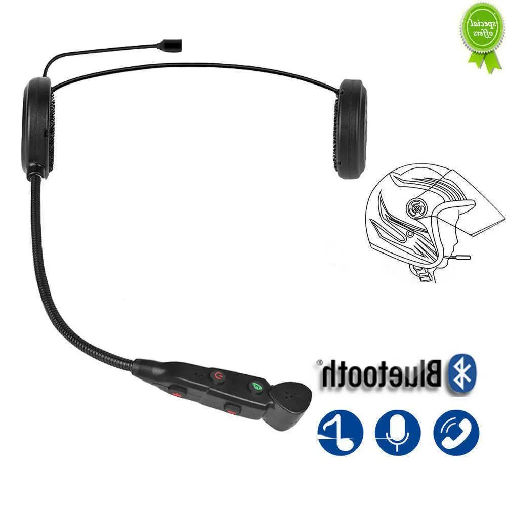 Outros Auto Eletrônicos Carro V2-1 Motocicleta Bluetooth Intercom Capacete Headset Sem Fio À Prova D 'Água Hands-Chamada Kit Estéreo Música Earpho Dhxov