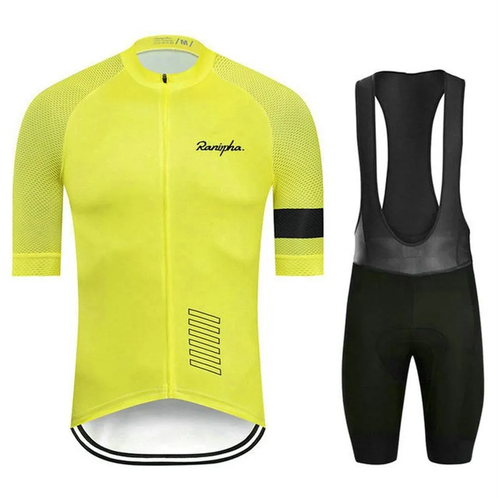 2022 Ranirpha Fietsen Set Man Wielertrui Korte Mouw Fiets Kleding Kit Mtb Bike Wear Triathlon Maillot Ciclismo262q