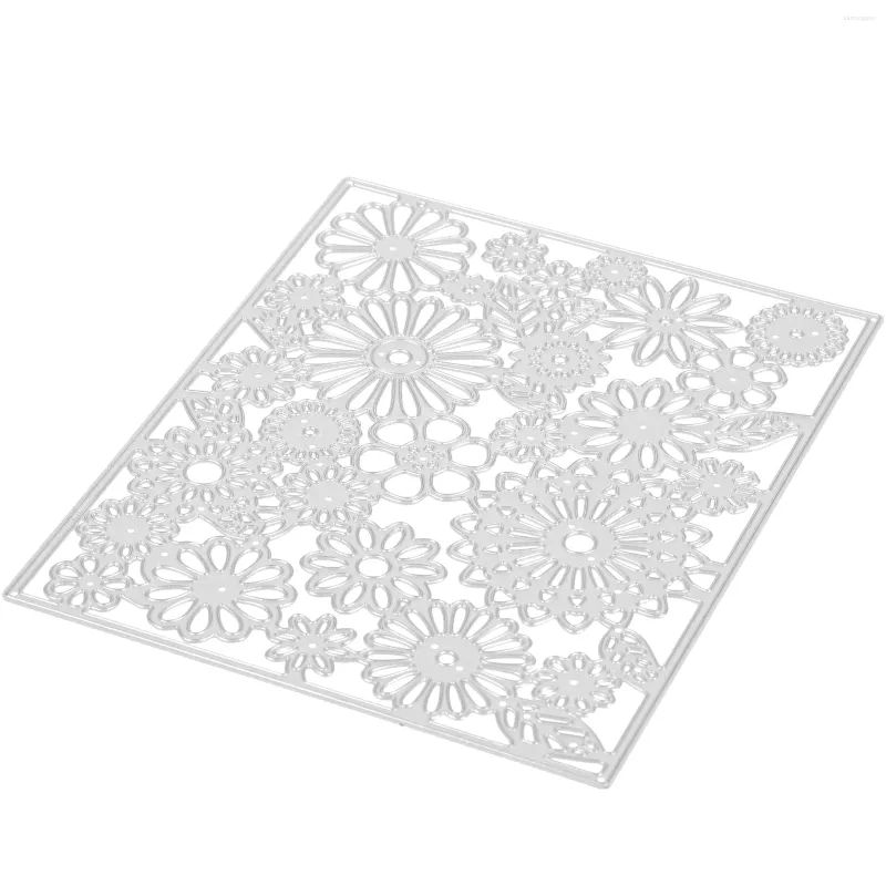 Storage Bottles Background Frame Mold Metal Cutting Dies Stencils Flower Cut Stencil For Card Making