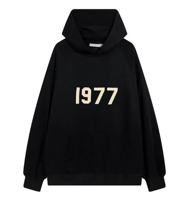 Designer Herren Kapuzenpullover Kapuzenpullover Hoodie Essentialclothing Pullover Sweatshirts 1977 für Männer Mann lose lange Ärmel Luxus Kapuzenpullover Designer Kapuzenpullover Cotton Letter