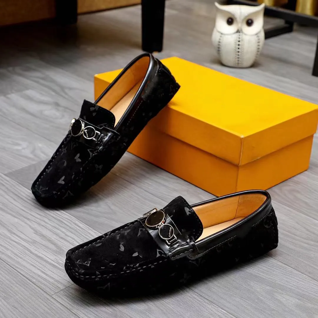 Men Designer Driver Moccasin Sukiety Buty Męs