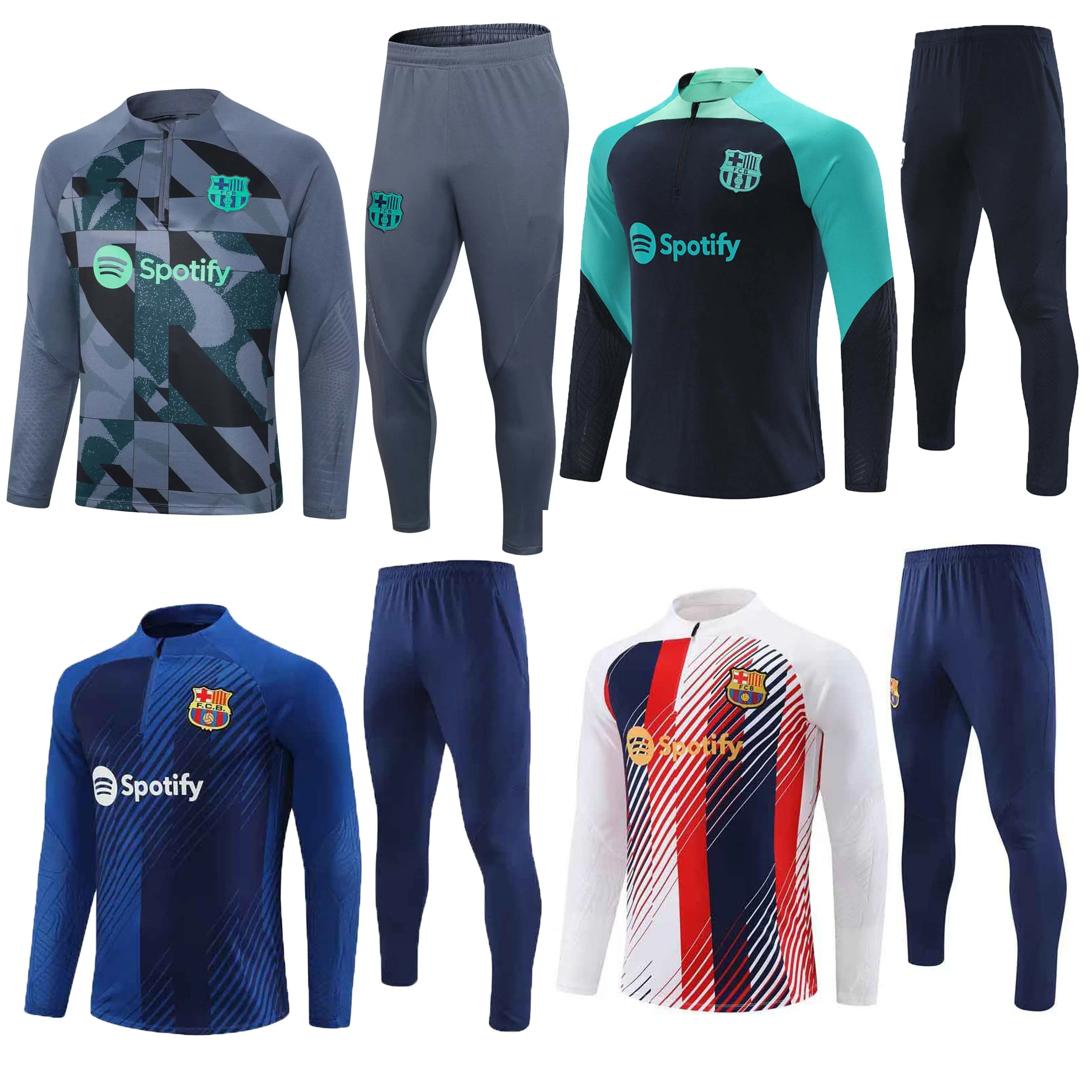 2023 2024 Survetement BaRcElOnA chandal ReAlMaDrID mbappe tuta tracksuits training suit soccer sets ensemble jacket men boy jogging children football pants