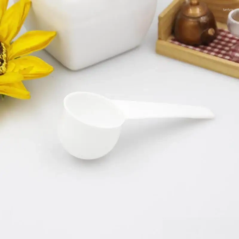 Mätverktyg Fashion Professional White Plastic 5/10 Gram 5G 10G Scoops Spoons For Food Milk Washing Powder