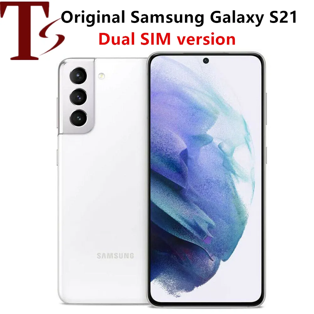 Samsung Galaxy S21 5G G991 Dual SIM 256GB Oryginalny odblokowany telefon komórkowy 6.2 "Octa rdzeń 8 GB RAM 64MPDUAL 12MP Snapdragon 888 NFC