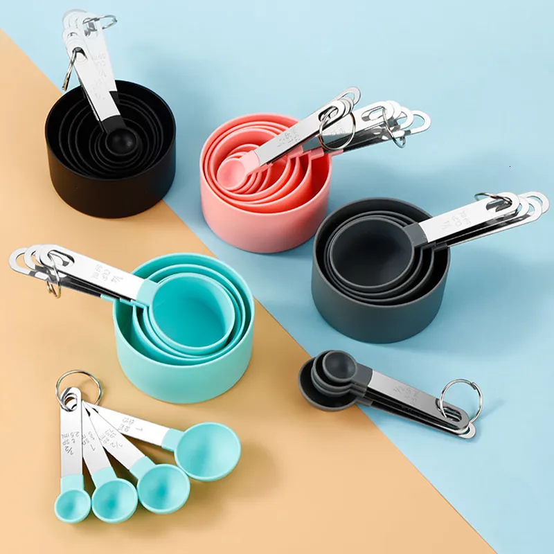 Oil Measuring Cup Measuring Spoons Teaspoon Sugar Scoop Cake Baking Flour Measuring  Cups Stainless Steel Handle Kitchen Oil Measuring Cup 230422 From Jin09,  $8.08