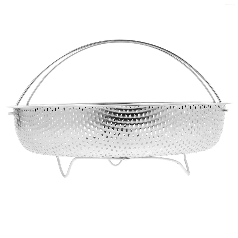 Double Boilers Stainless Steel Steamer Pot Insert Hair Long Bao Basket For Steaming Plate Cookware