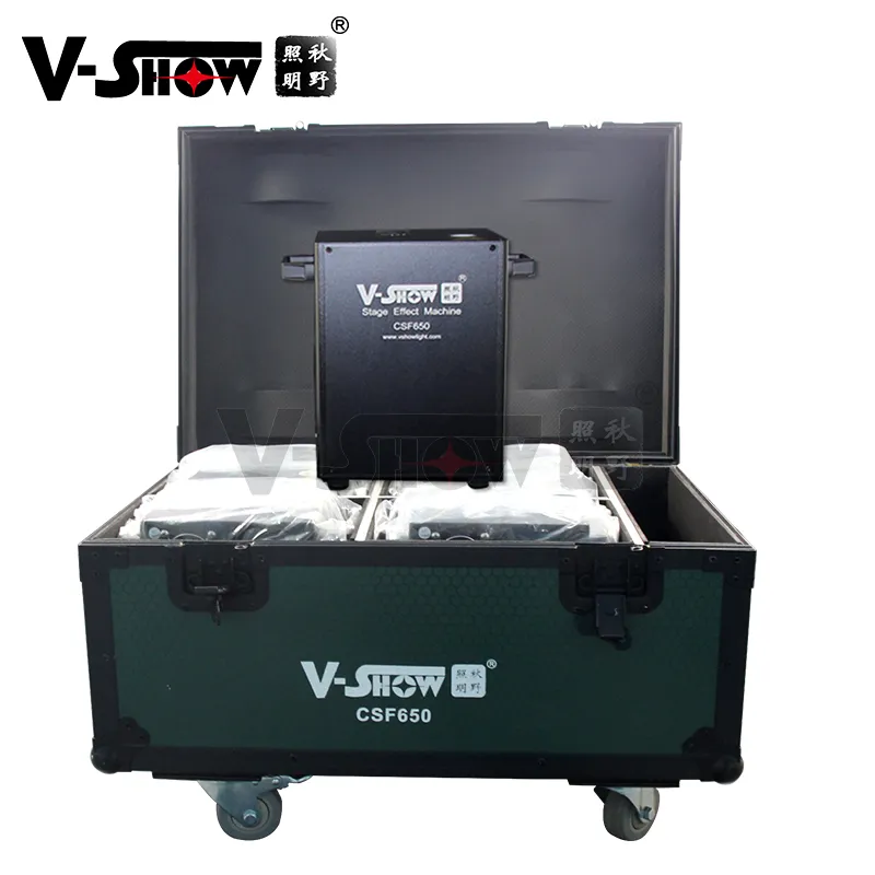 V-Show Mini 650W Soğuk Kıvılcım Makinesi Düğün Etkisi için 4 PCS Flycase ile