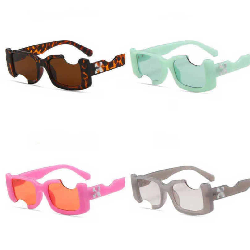 Cadres de mode Lunettes de soleil blanches de luxe Gap Sunglass Hommes Femmes Flèche X Cadre Lunettes Flocon de neige Sports Voyage Lunettes de soleil Hip Hop Hole Sunglasse 991s