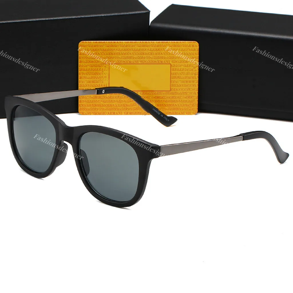 Solglasögon Mens Sun Glasses Women Designer Solglasögon Black Fram Mens Womens Solglasögon Oregelbundna glasögon Solglasögon Guldmetall Black Glass Lenses Mens Solglasögon