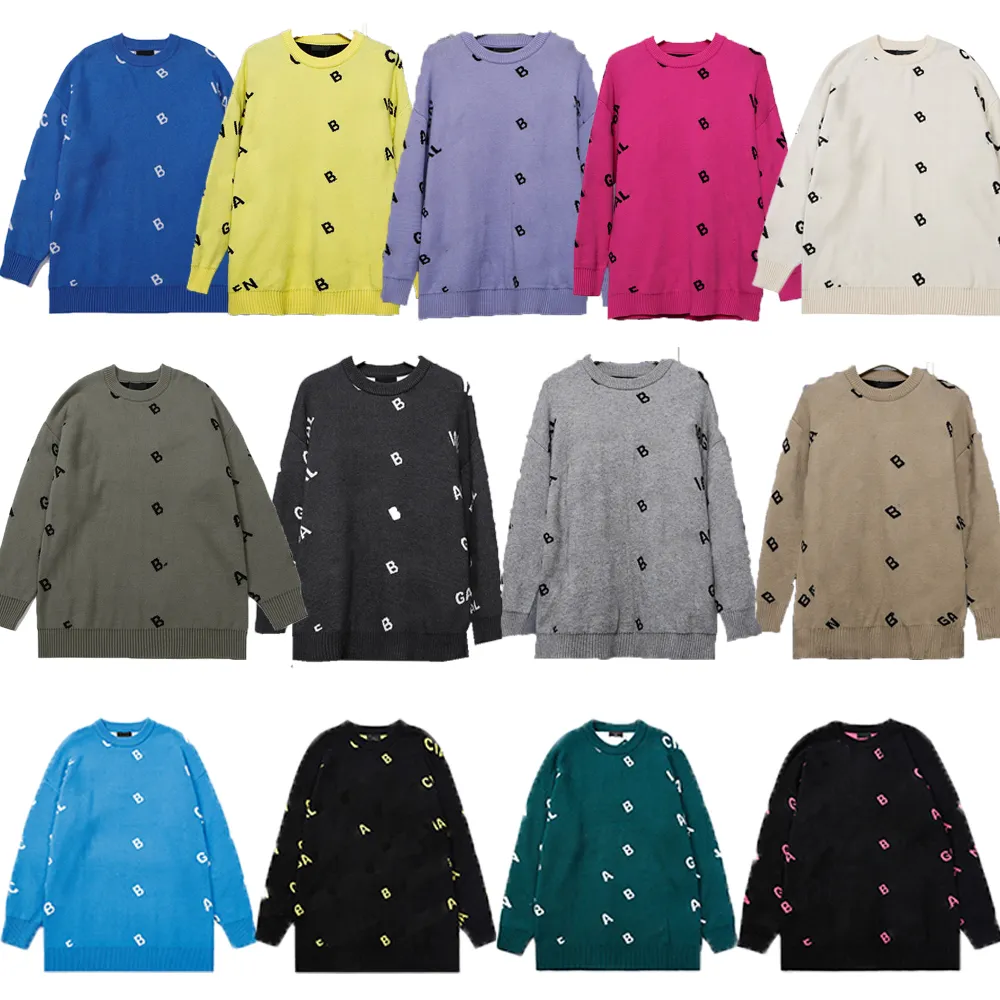 Pullover Designer-Pullover Herren Damen klassisch Freizeit bunt Herbst und Winter warm und bequem 13 Auswahlmöglichkeiten