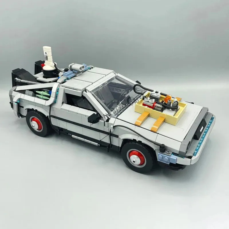Back To The Future II DeLorean Time Machine Building Blocks Set MOC ...