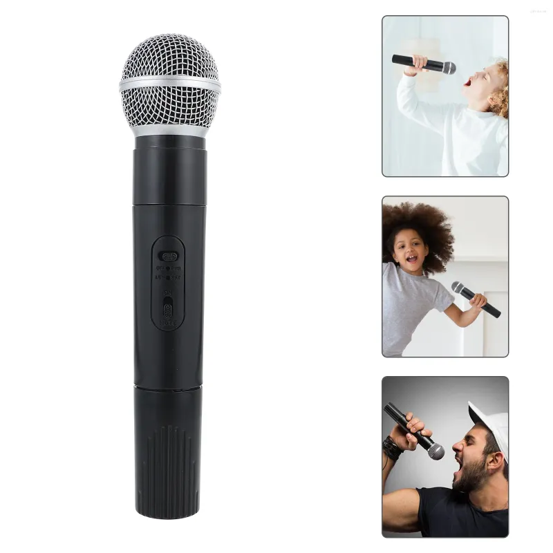 Mikrofoner rollspelintervjuer Mmicrophone Stage Performance Prop Artificial Microphone Wireless Model Endast 1 st