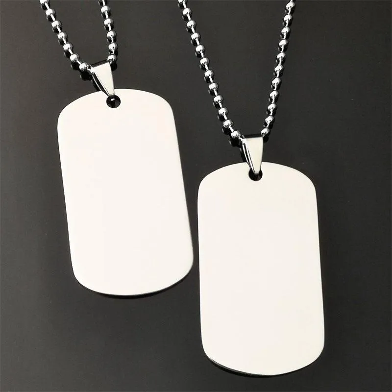 Blank Stainless Steel Pet Id Tags Personalized Dog Tags Cat Tags Engraved Front Back Bone Round Heart Shield Rectangle Kxans