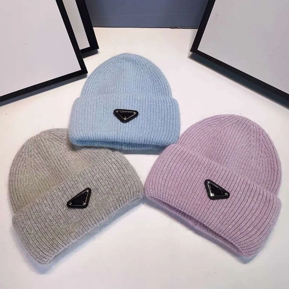 Inverno designer beanie xadrez chapéus de malha para homens bonnet manter quente engrossar mulheres lã crânio boné esportes ao ar livre casual clássica elasticidade confortável beanie