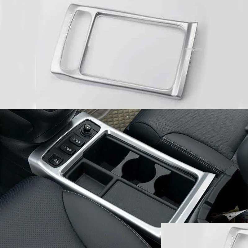 Autres accessoires d'intérieur Chrome Porte-gobelet d'eau de voiture Décoration ER Trim Fit pour Honda Crv CR-V Drop Livraison Mobiles Motos Dhlyv