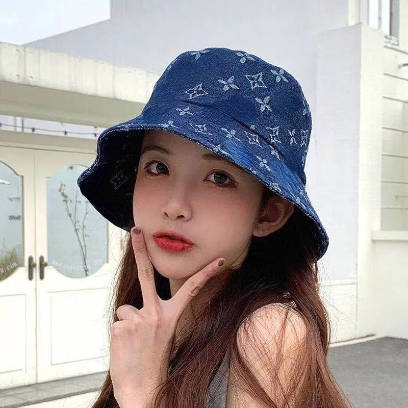 Bucket Hat Women's Early Summer Sun-Proof Bucket Hat Japanese-Style and Internet-Famous Cute Ins Fashion Brand Bucket Hat