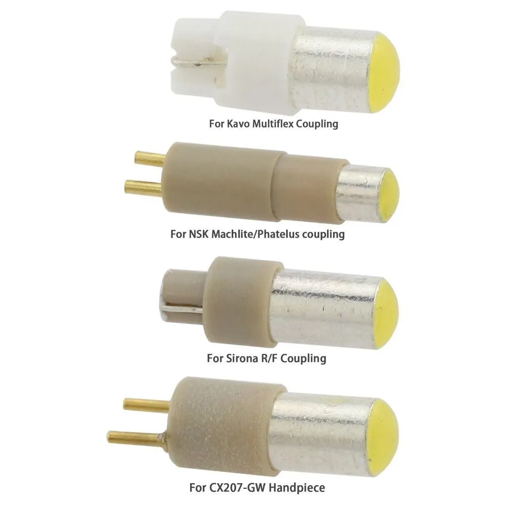 5X Dental LED Light Bulbs For KaVo Fiber Optic Handpiece – High Speed, 4 Hole Fit