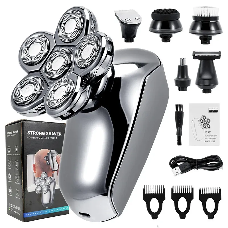 Electric Shavers Rechargeable Powerful Beard Hair Electric Shaver For