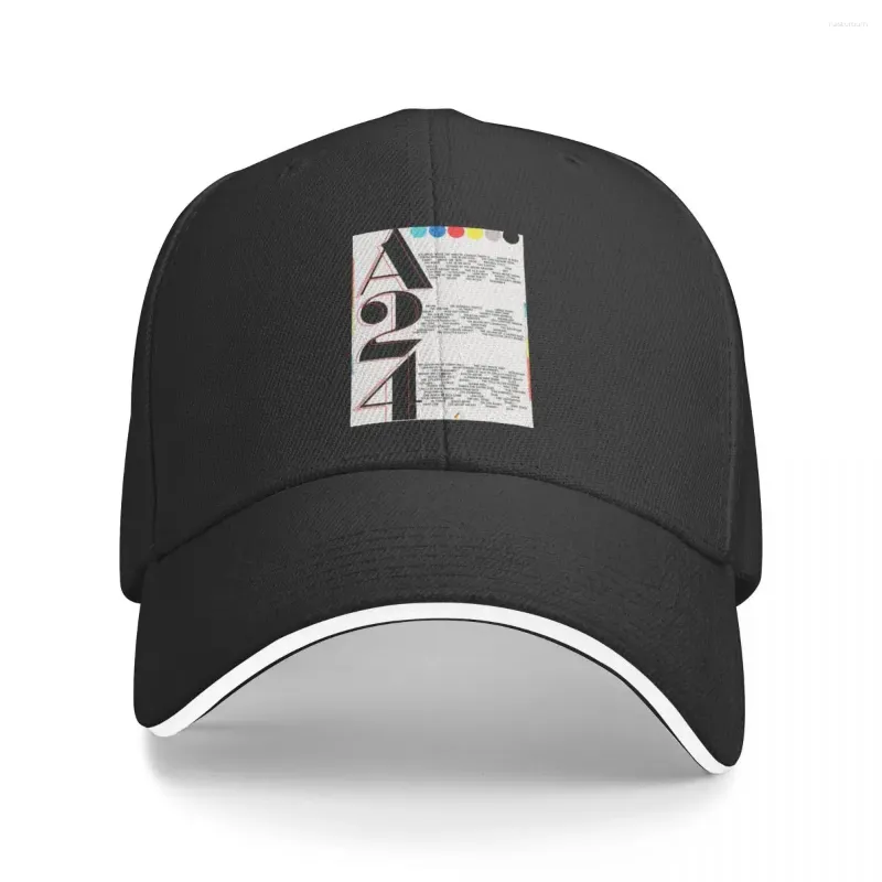 Ballkappen – A24, Filmposter, Baseballkappe, Trucker-Mütze, Schaumstoff, Partyhüte für Herren und Damen