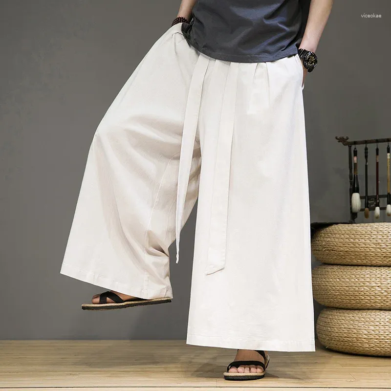 Men's Pants Harem Men Wide-leg Trousers Casual Baggy Harajuku Style Belt Sweatpants Male Hip Hop Streetwear M-5XL