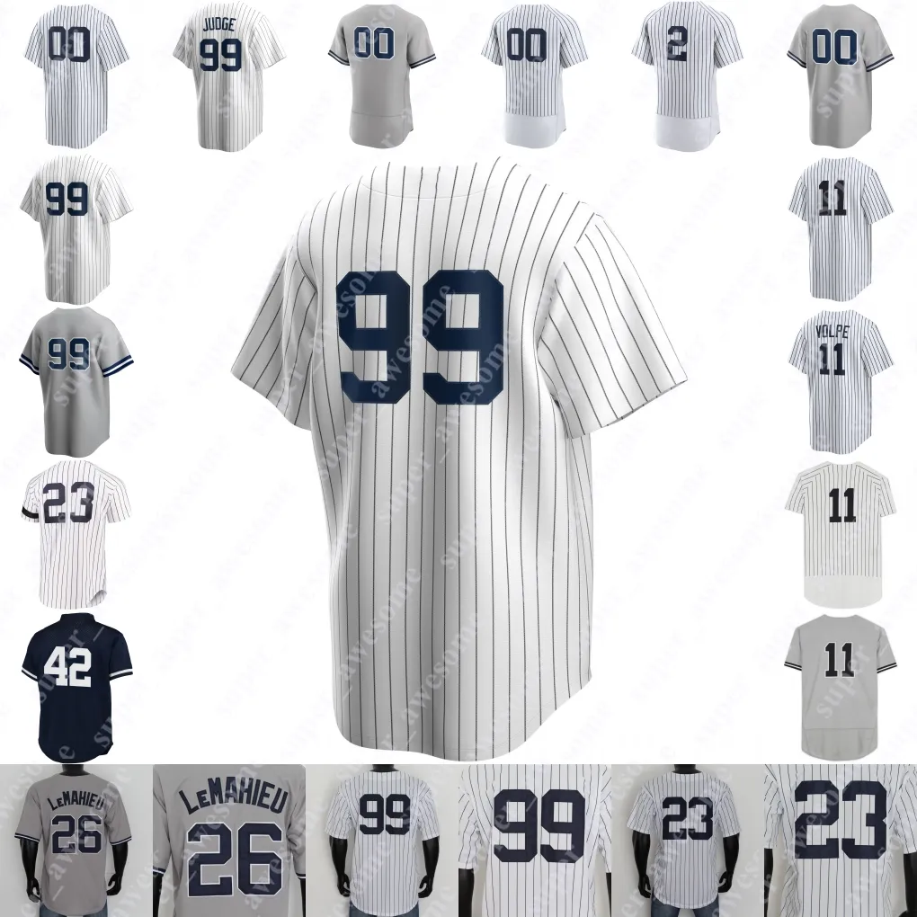 Aaron Juge Baseball Jersey Juan Soto Anthony Volpe Anthony Rizzo Giancarlo Stanton Gleyber Torres Jasson Dominguez Gerrit Cole Derek Jeter Marcus Stroman Grisham