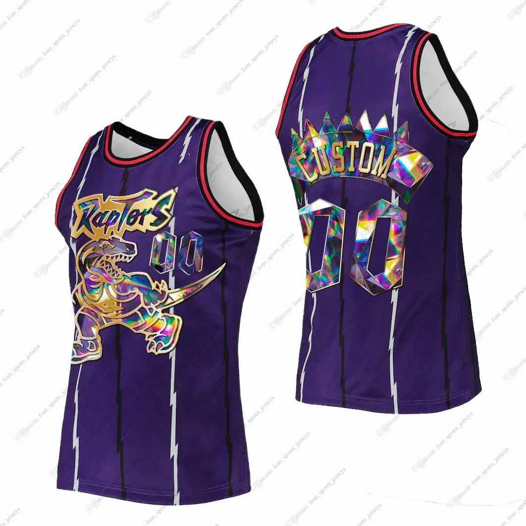 Custom 1997 Retro Mitchell And Ness Basketball Jersey Vince Carter