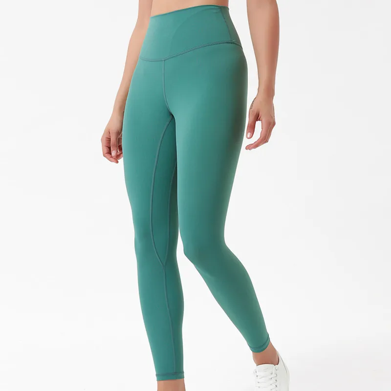 AL Yoga High Waist Elastic Nude Fitness Pants: European & American Womens Yoga  Apparel With Stretchy Design For Active Lifestyle From Luckyday0917, $18.1