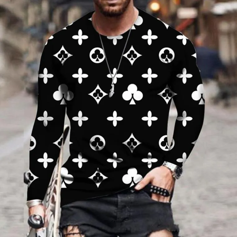 Wholesale Luxury Unisex Hooded Long Sleeve Tee Shirts With Letter 