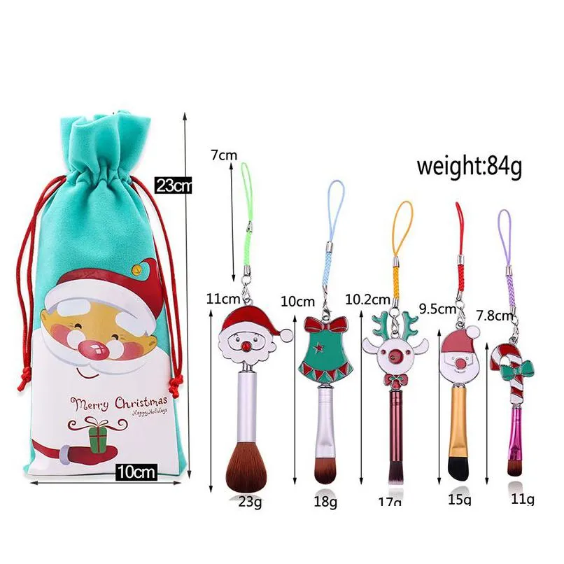 Regalo di Natale Set di strumenti di bellezza Kit per principianti di pennelli per trucco Consegna a domicilio Dhmiz