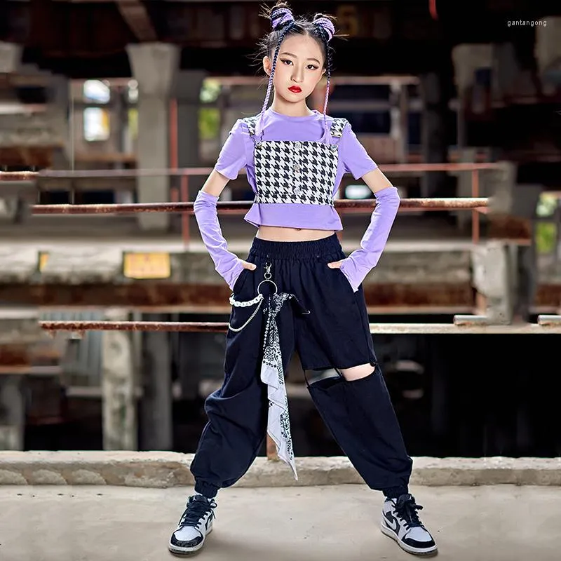 Pink Hip Hop Performance Costume For Girls Stage Dance Wear Jazz Dance  Clothes With Navel, Kpop Outfit, And Hip Hop Pants Fashionable Streetwear  BL9473 From Abutilon, $28.24 | DHgate.Com