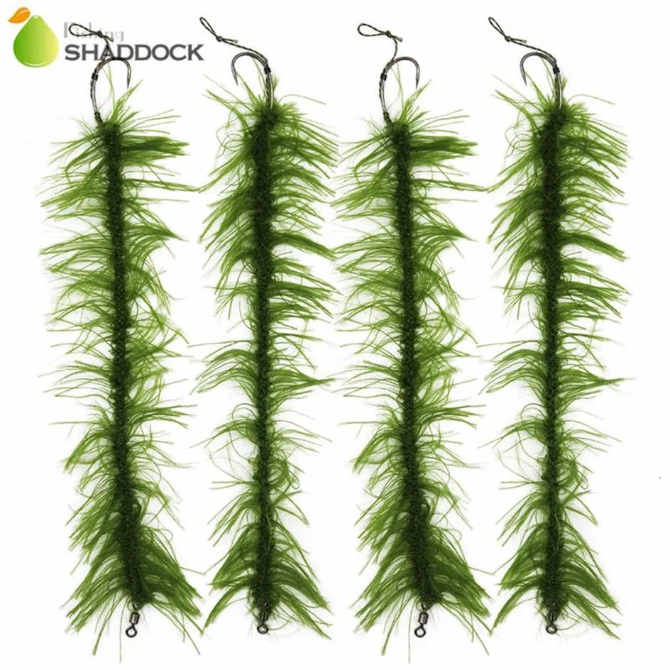 10pcs مجموعة منصات الشعر الصيد Carp مضفر الخيط 8245 Barbless منحنى صيد الأسماك الغليان Carp Carp Carp Fishingsories 320q