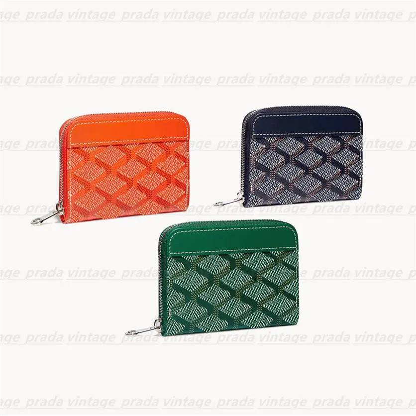 Luxurys Top Quality Genuine Leather Burse Holder Matignon Mini Designer Single Wallet Men titular feminino Coin Whole347n