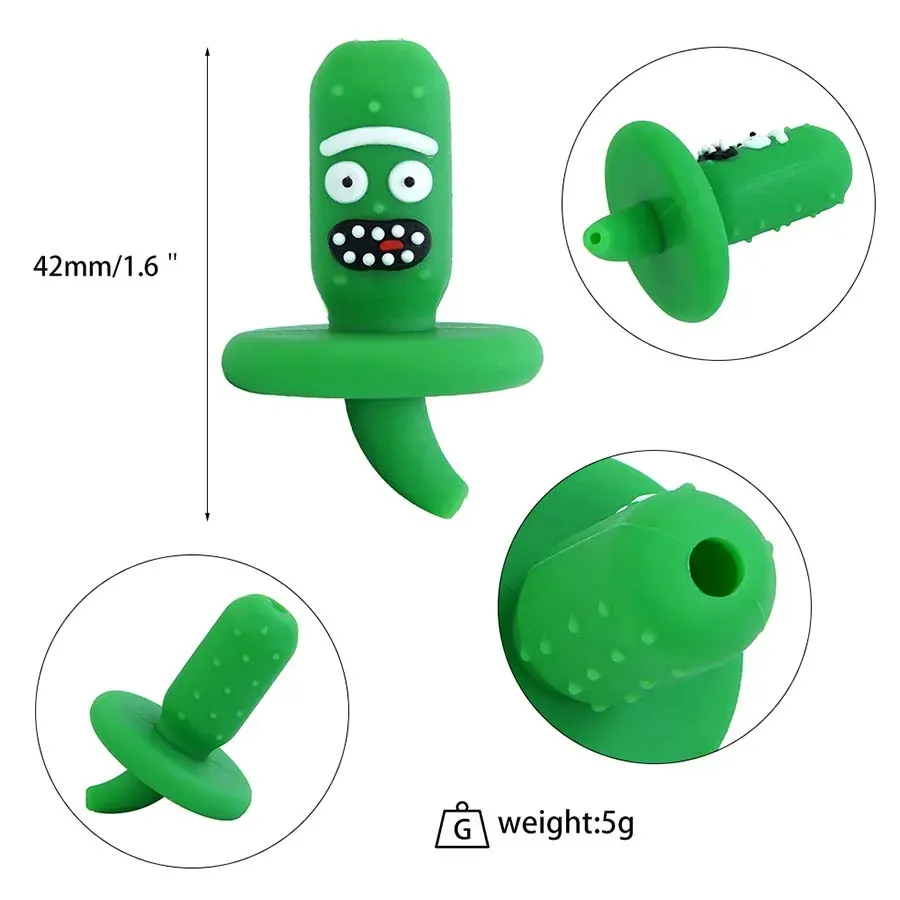 Pickle carb cap silicone smoking accessories for quartz banger glass bong pipeswater pipe